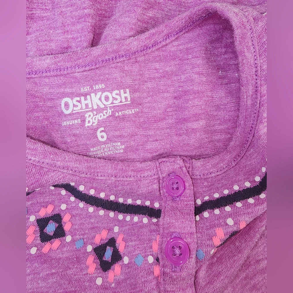 OshKosh B'gosh Girls 6 Purple Dress